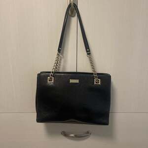 Kate Spade Black Pebbled Leather Shoulder Bag